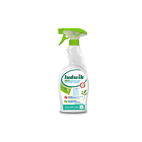 Płyn do mycia szyb i luster, o zapachu zielonej herbaty i jaśminu, 750 ml, Ludwik Ekologiczny Płyn do mycia szyb i luster, o zapachu zielonej herbaty i jaśminu, 750 ml, Ludwik Ekologiczny