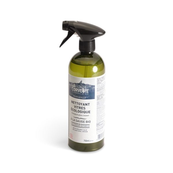 Płyn do mycia szyb i okien, ECOCERT, 750ml, La Corvette (zdjęcie 2) Płyn do mycia szyb i okien, ECOCERT, 750ml, La Corvette