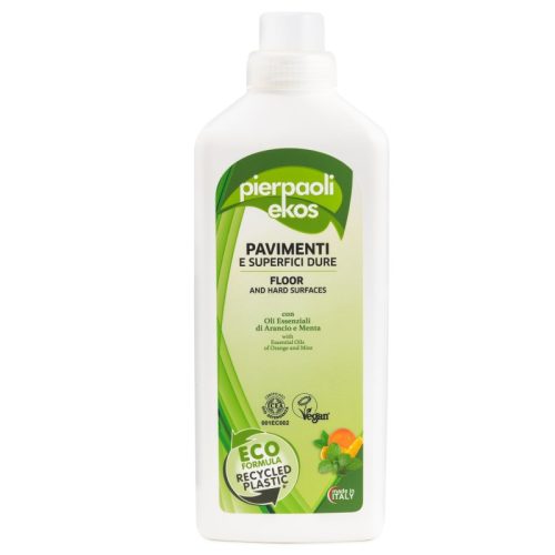 Płyn do podłóg i twardych powierzchni z olejkami pomarańczowym i miętowym, 1000ml, Pierpaoli Ekos Płyn do podłóg i twardych powierzchni z olejkami pomarańczowym i miętowym, 1000ml, Pierpaoli Ekos