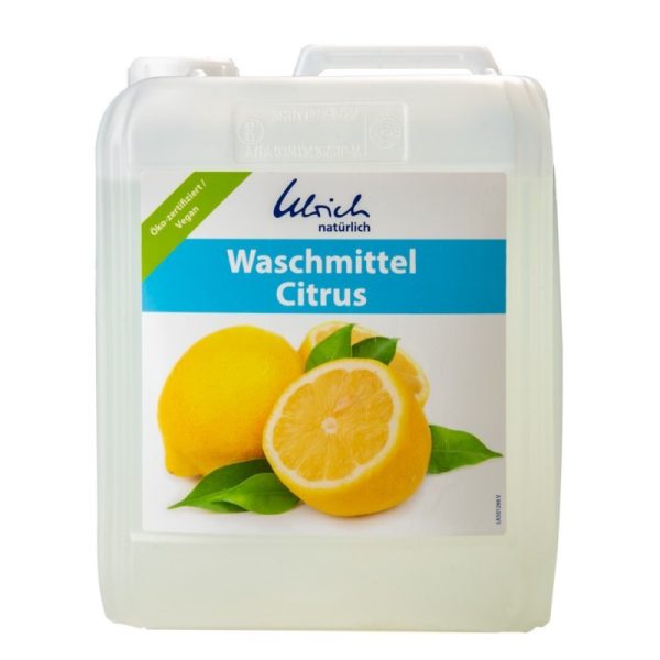 Płyn do prania, cytrusowy, 5l, Ulrich Natürlich