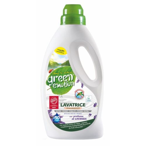 Płyn do prania, hipoalergiczny, LAWENDA, Ecolabel, 1500ml, Green Emotion Płyn do prania, hipoalergiczny, LAWENDA, Ecolabel, 1500ml, Green Emotion