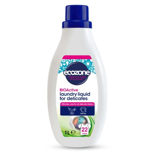 Płyn do prania tkanin delikatnych, BIOActive, najwyższa pielęgnacja, wegański, Allergy UK, 1l, Ecozone