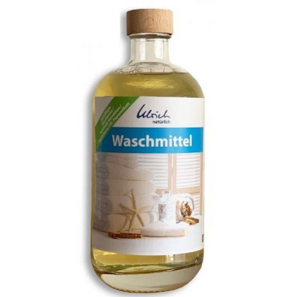 Płyn do prania w szklanej butelce, 500 ml, Ulrich Natürlich