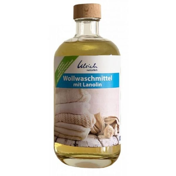 Płyn do prania wełny z lanoliną, w szklanej butelce, 500 ml, Ulrich Natürlich