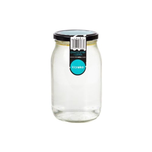 Płyn Lśniące szyby i lustra, w słoiku, Grejpfrut z miętą, Zero Waste, 900 ml, Klareko Płyn Lśniące szyby i lustra, w słoiku, Grejpfrut z miętą, Zero Waste, 900 ml, Klareko
