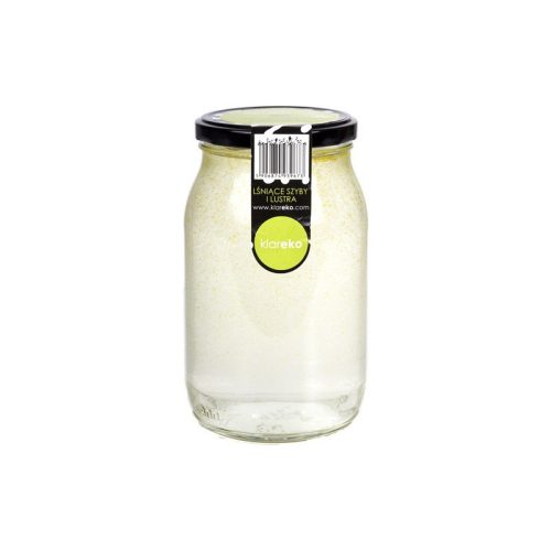 Płyn Lśniące szyby i lustra, w słoiku, Słodka pomarańcza z lawendą, Zero Waste, 900 ml, Klareko Płyn Lśniące szyby i lustra, w słoiku, Słodka pomarańcza z lawendą, Zero Waste, 900 ml, Klareko