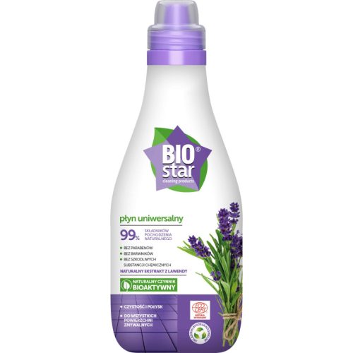 Płyn uniwersalny, do mycia wszystkich powierzchni zmywalnych, 800 ml, BIOstar Płyn uniwersalny, do mycia wszystkich powierzchni zmywalnych, 800 ml, BIOstar