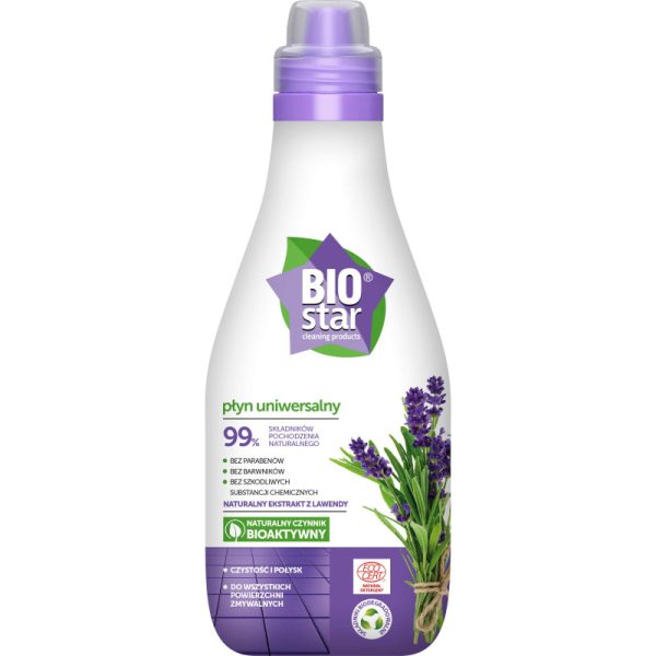Płyn uniwersalny, do mycia wszystkich powierzchni zmywalnych, 800 ml, BIOstar