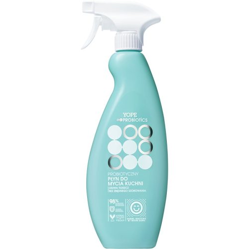 Probiotyczny naturalny płyn do mycia kuchni, usuwa tłuszcz bez zbędnego szorowania, 500ml, Yope Probiotyczny naturalny płyn do mycia kuchni, usuwa tłuszcz bez zbędnego szorowania, 500ml, Yope