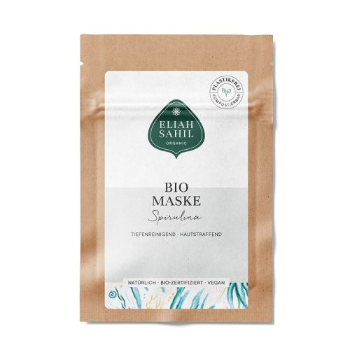 Próbka maska organiczna ze Spiruliną, głęboko oczyszczająca, Zero Waste, 10 g, Eliah Sahil Próbka maska organiczna ze Spiruliną, głęboko oczyszczająca, Zero Waste, 10 g, Eliah Sahil