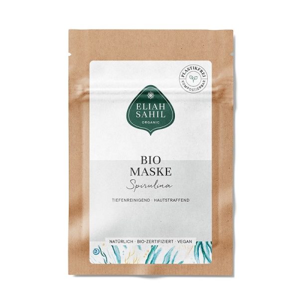 Próbka maska organiczna ze Spiruliną, głęboko oczyszczająca, Zero Waste, 10 g, Eliah Sahil Próbka maska organiczna ze Spiruliną, głęboko oczyszczająca, Zero Waste, 10 g, Eliah Sahil
