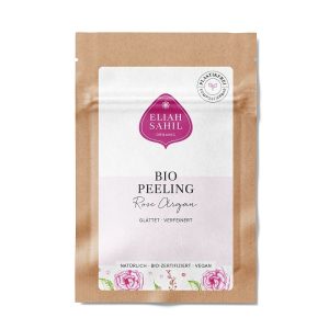 Próbka wygładzający peeling do ciała Róża i Argan, Zero Waste, 15 g, Eliah Sahil