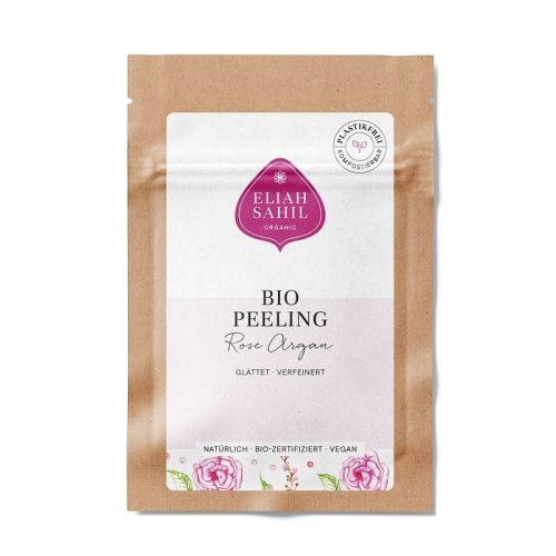 Próbka wygładzający peeling do ciała Róża i Argan, Zero Waste, 15 g, Eliah Sahil Próbka wygładzający peeling do ciała Róża i Argan, Zero Waste, 15 g, Eliah Sahil