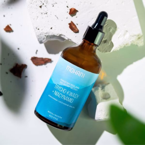 Peeling do skóry głowy Mohani z kwasami AHA/BHA i niacynamidem 100ml (3)