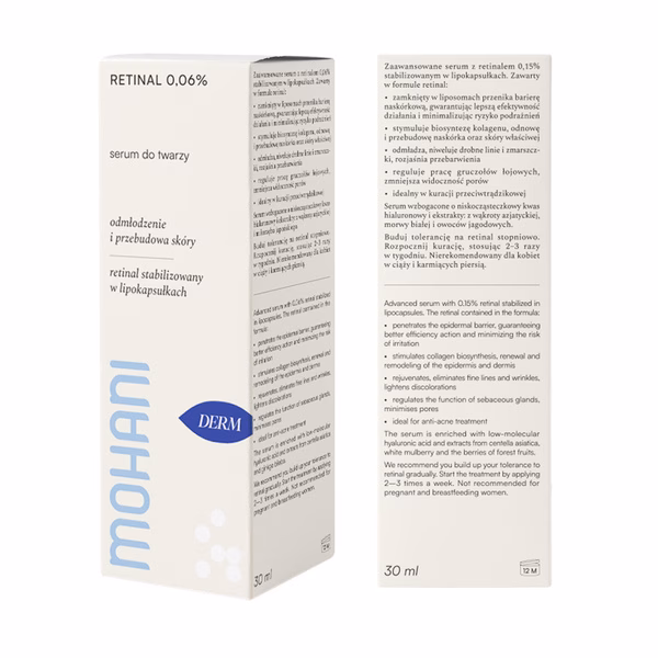 Serum do twarzy Mohani z Retinalem 0,06% do skóry dojrzałej (2)