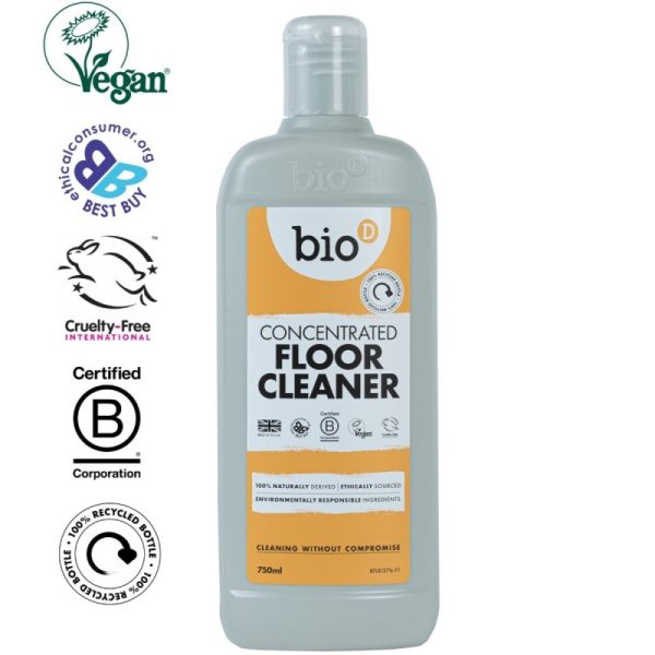 Skoncentrowany ekologiczny płyn do mycia podłóg, 750 ml, Bio-D (zdjęcie 2) Skoncentrowany ekologiczny płyn do mycia podłóg, 750 ml, Bio-D