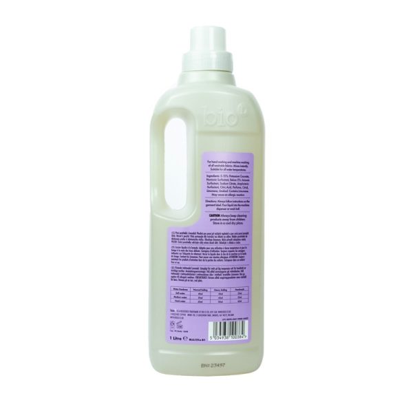 Skoncentrowany, ekologiczny płyn do prania z lawendą, 1 l, Bio-D (zdjęcie 2) Skoncentrowany, ekologiczny płyn do prania z lawendą, 1 l, Bio-D