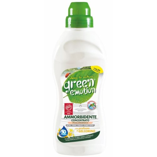 Skoncentrowany płyn do płukania tkanin, JAŚMIN, ekologiczny, 750ml, Green Emotion Skoncentrowany płyn do płukania tkanin, JAŚMIN, ekologiczny, 750ml, Green Emotion