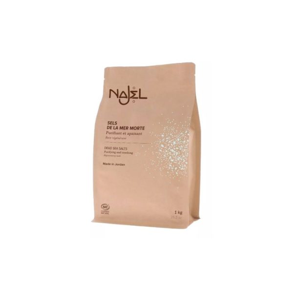 Sól do kąpieli z Morza Martwego, opakowanie kraftowe, COSMOS NATURAL, 1 kg, Najel