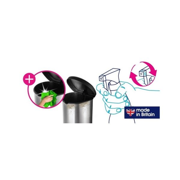 Spray do czyszczenia i usuwania nieprzyjemnych zapachów z pojemników na odpady, 500 ml, Ecozone