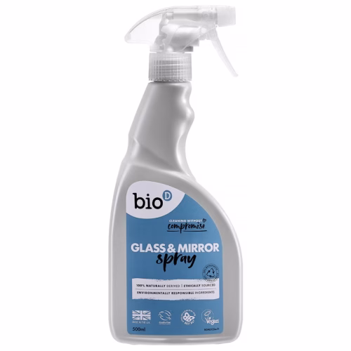 Spray do mycia szyb i luster, przyjazny dla środowiska, Bio-D, 500 ml