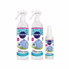 Spray do usuwania zagnieceń Ecozone trawa cytrynowa zestaw 2x500ml + 100ml