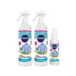 Spray usuwający zagniecenia bez użycia żelazka, Trawa cytrynowa, Zestaw: 2x500 ml + 100 ml, Ecozone