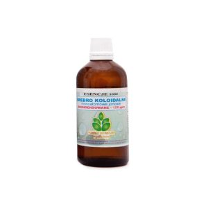 Srebro koloidalne stężone 150 PPM, do czyszczenia powierzchni i neutralizowania zapachów, 100ml, Powrót do Natury