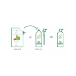 Szampon dermo-kojący dla dzieci, ZIELONE JABŁKO I MIGDAŁY, UZUPEŁNIENIE, 400ml, Toofruit Szampon dermo-kojący dla dzieci Toofruit z zielonym jabłkiem i migdałami 400ml