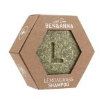 Odżywczy szampon do włosów w kostce, LEMONGRASS, Trawa cytrynowa i wanilia, 60 g, BEN&ANNA