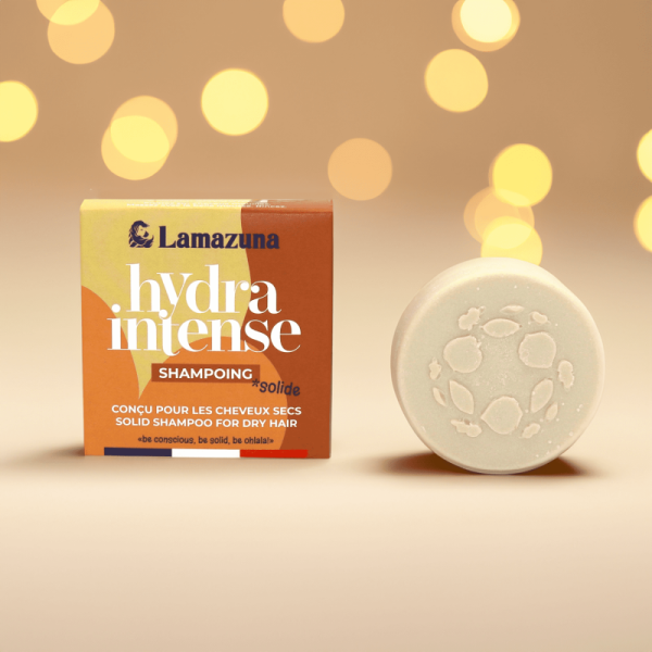 Szampon w kostce do włosów suchych, WANILIOWO-KOKOSOWY, 70 ml, Lamazuna
