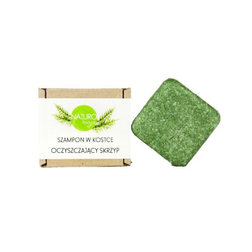 Szampon w kostce Oczyszczający Skrzyp, 70 g, Naturologia Szampon w kostce Oczyszczający Skrzyp, 70 g, Naturologia