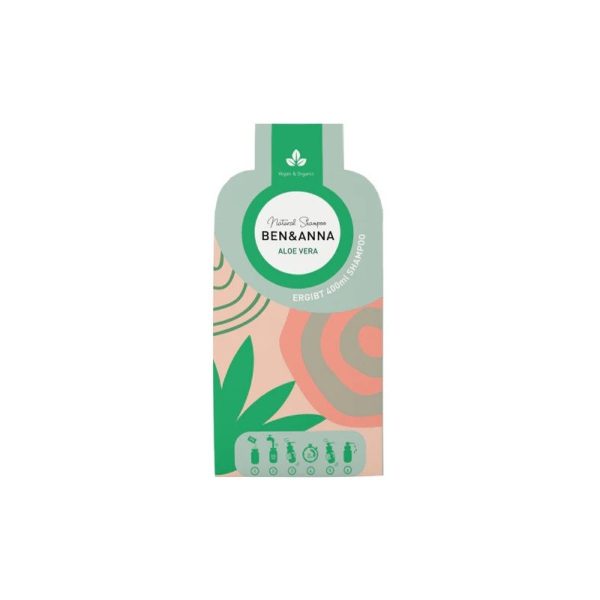 Szampon w płatkach do włosów ALOE VERA, aloesowy, 2 x 20g, BEN&ANNA (zdjęcie 2) Szampon w płatkach do włosów ALOE VERA, aloesowy, 2 x 20g, BEN&ANNA