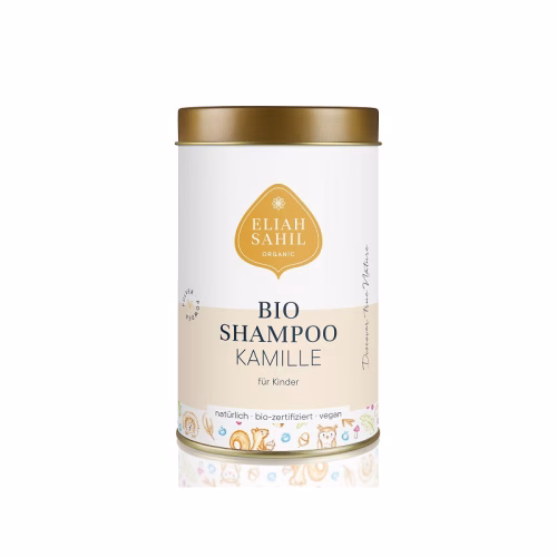 Szampon w proszku dla dzieci z rumiankiem, naturalny, Zero Waste, 100 g, Eliah Sahil Szampon w proszku Eliah Sahil z rumiankiem dla dzieci 100g