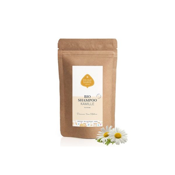 Szampon w proszku dla dzieci z rumiankiem, naturalny, uzupełnienie, Zero Waste, 500 g, Eliah Sahil