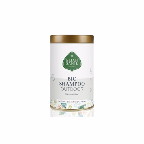 Szampon w proszku do włosów i ciała, do użytku na zewnątrz, Zero Waste, 100 g, Eliah Sahil Szampon w proszku Eliah Sahil do włosów i ciała 100g zero waste