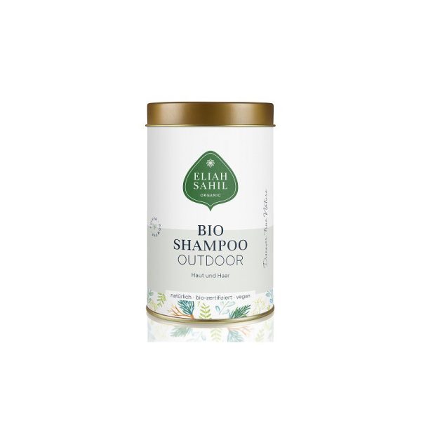 Szampon w proszku do włosów i ciała, do użytku na zewnątrz, Zero Waste, 100 g, Eliah Sahil