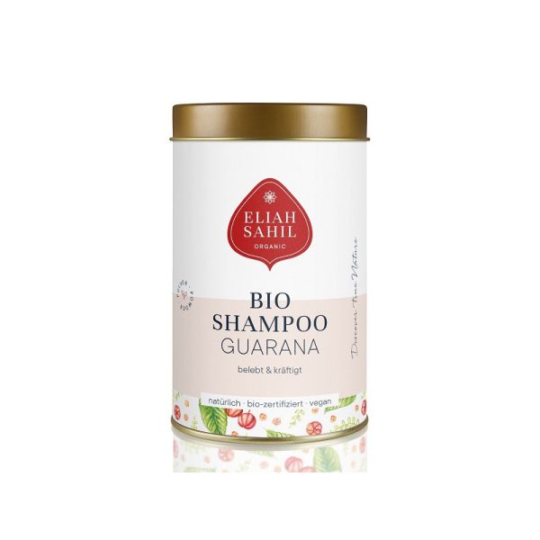 Szampon w proszku z Guaraną, naturalny, wzmacniający, do włosów delikatnych i normalnych, Zero Waste, 100 g, Eliah Sahil