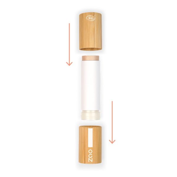 Sztyft rozświetlający Shine-up, naturalny, wegański, WKŁAD WYMIENNY, COSMOS ORGANIC, 10 g, ZAO (zdjęcie 3) Sztyft rozświetlający Shine-up, naturalny, wegański, WKŁAD WYMIENNY, COSMOS ORGANIC, 10 g, ZAO