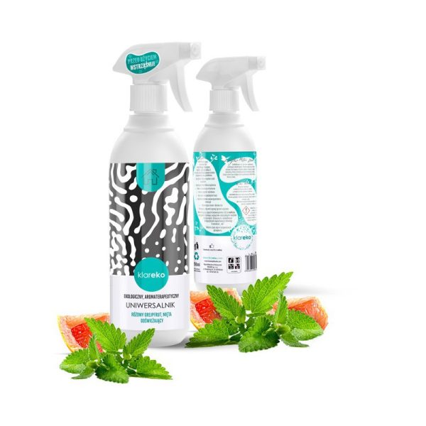 Uniwersalnik w płynie, Grejpfrut z miętą, 500 ml, Klareko