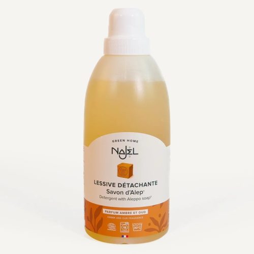 Uniwersalny płyn do prania, naturalny, bursztynowo-oudowy, 1l, Najel