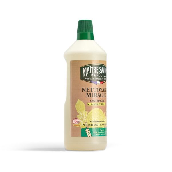 Uniwersalny środek czyszczący Miracle, cytryna, ECOCERT, 1l, Maitre savon de marseille