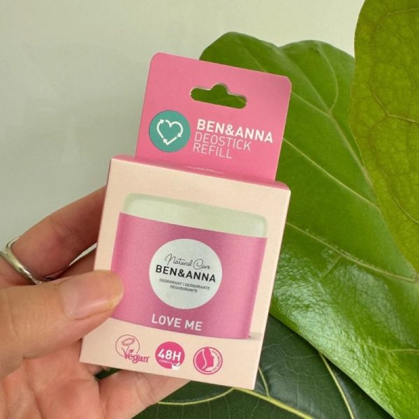 Wkład REFILL: Naturalny dezodorant na bazie sody LOVE ME, 40 g, BEN&ANNA
