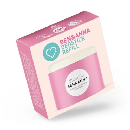 Wkład REFILL: Naturalny dezodorant na bazie sody LOVE ME, 40 g, BEN&ANNA Wkład REFILL: Naturalny dezodorant na bazie sody LOVE ME, 40 g, BEN&ANNA