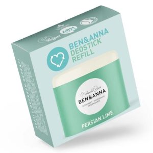 Wkład REFILL: Naturalny dezodorant na bazie sody PERSIAN LIME, 40 g, BEN&ANNA