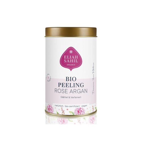 Wygładzający peeling do ciała Róża i Argan, Zero Waste, 256 g, Eliah Sahil