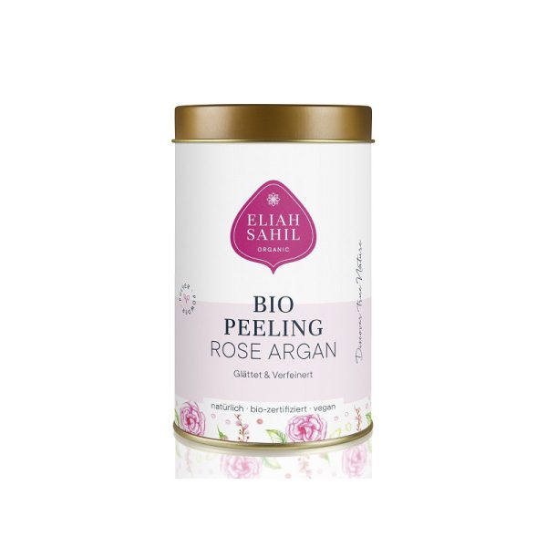 Wygładzający peeling do ciała Róża i Argan, Zero Waste, 256 g, Eliah Sahil