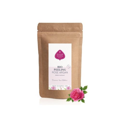 Wygładzający peeling do ciała Róża i Argan, uzupełnienie, Zero Waste, 700 g, Eliah Sahil
