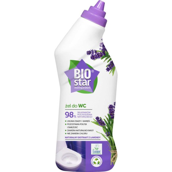 Żel do toalet z naturalnym ekstraktem z lawendy, 750 ml, BIOstar Żel do toalet z naturalnym ekstraktem z lawendy, 750 ml, BIOstar