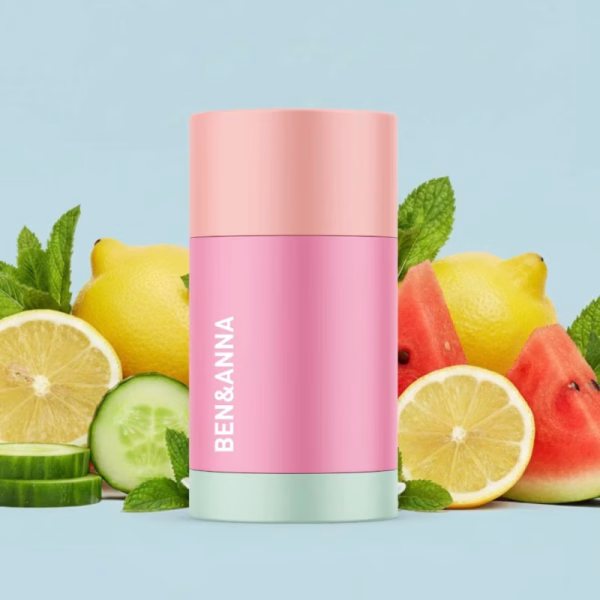 Naturalny dezodorant na bazie sody Ben&Anna Love Me 40g zestaw refill z pojemnikiem (2)